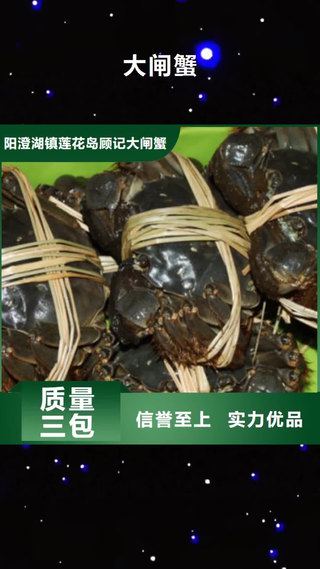 庆阳 大闸蟹【阳澄湖大闸蟹团购】质量为本